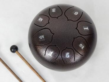 Zungentrommel 8 Noten in D-Dur 6 Zoll Steel Tongue Drum Ätherische Trommel