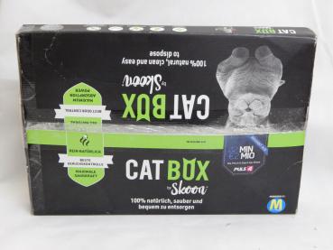 CatBox by Skoon Katzenklo inkl. Katzenstreu exreem Saugfähig Katzentoilette