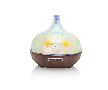 Aroma Diffuser Emotion LED Raumlicht Holz-Optik Farbwechsel
