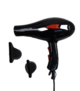 GUANGMING RCT-3900 Professioneller Fön Haartrockner 2000 W Leistung in Schwarz