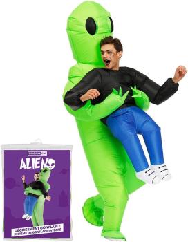 Aufblasbares Kostüm Alien Ausgefallenes Fasching Auflbaskostüm Größe Erwachsene