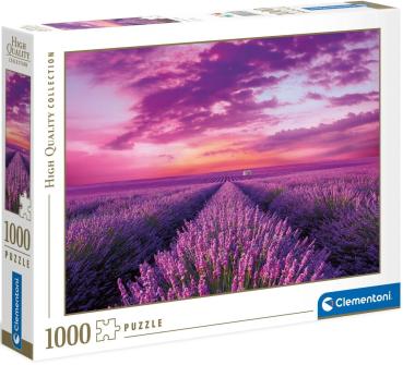 Lavendel-Feld Puzzle 1000 Teile Clementoni