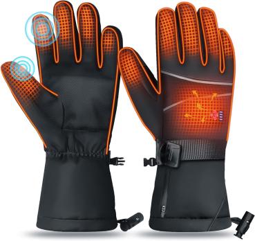 Beheizte Handschuhe Herren Damen Händewärmer Outdoor Winterhandschuhe Größe L