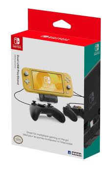 HORI Dual USB Playstand für Nintendo Switch und Nintendo Switch Lite in Schwarz