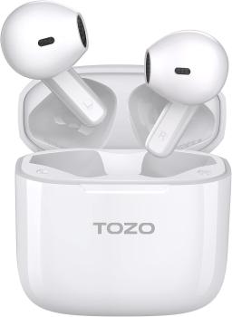 TOZO A3 Bluetooth Kopfhörer, Halb-In-Ear Ohrhörer Bluetooth 5.3, Kopfhörer Weiß