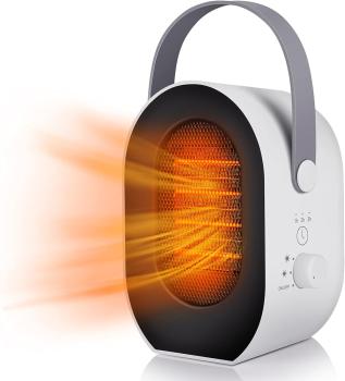 Heizlüfter Energiesparend Kleine Heizung 1200W/600W Heizung Elektrisch Heizen