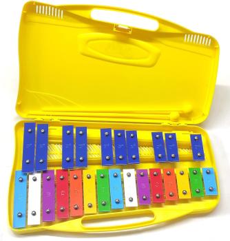 Glockenspiel Glockenspiel 25 Metalltasten Alysée MT25-C-YL Glockenspiel Metall