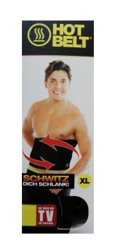 Hot Belt (Größe=XL) Schwitz dich Schlank Schlankmacher Bauchweggurt Abnehmen