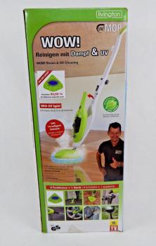 Livington UV Mop Steam Cleaner 8-in-1 (Grün) Steammop Mop Bodenreiniger