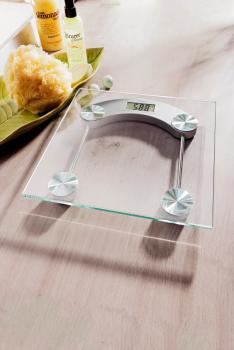 Personenwaage Digitalwaage Digital Sicherheitsglas belastbar max. 180kg