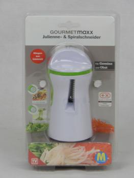 GOURMETmaxx Gemüseschneider Gourmetmaxx Julienne Spiral Schneider für Gemüse