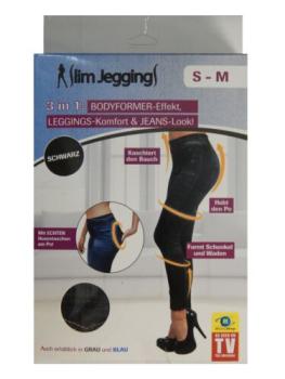 Slim Jeggings (Größe=S/M) 34-38 Damen Jeans Jeansoptik Stretch Leggings Hose