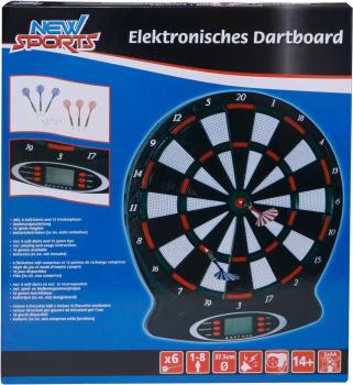 New Sports Elektronisches Dartboard, 18 Spiele
