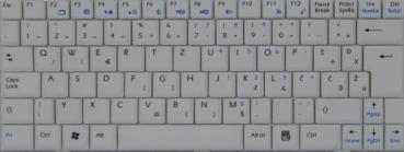 Laptop Tastatur Universal QWERTZ Layout Laptoptastatur Notebook Einbau Tastatur
