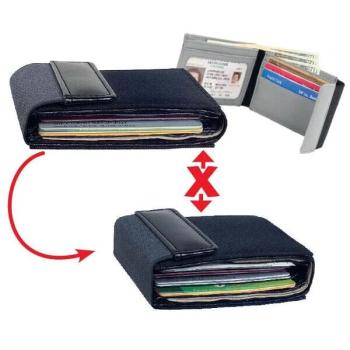 Flexibles Portemonnaie Geldbörse Portemonnaie Brieftasche für Herren und Damen
