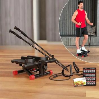 Kendox StepShaper 3in1 Swing Stepper 100kg mit Display für Bein und Po-Training
