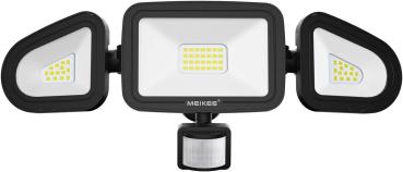 42W LED Strahler mit Bewegungsmelder Außen 3600LM Aussenstrahler IP66 Flutlicht