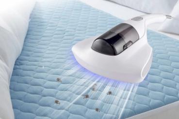 Milben-Handstaubsauger mit UV-Licht 300W Milbensauger Hand Staubsauger in Weiß