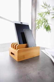 Bambus Ladestation Handy Ladestatiion Multifunktionsladestation