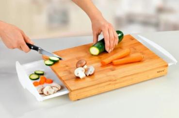 Wenko Bambus Schneidebrett Bina Schneidbretter Hackbretter Brotbretter