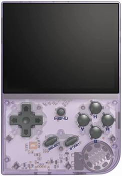 RG35XX Handheld-Spielekonsole, 3,5-Zoll 5470 Spiele Videospielkonsolen 64GB Lila