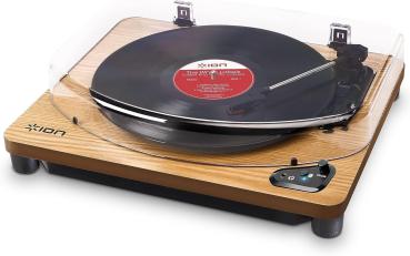 ION Audio Air LP - Vintage USB Bluetooth Plattenspieler mit drei Geschwindigkeit