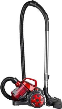 CLEANMAXX Zyklon-Staubsauger beutellos 700W Bodenstaubsauger Staubsauger in Rot