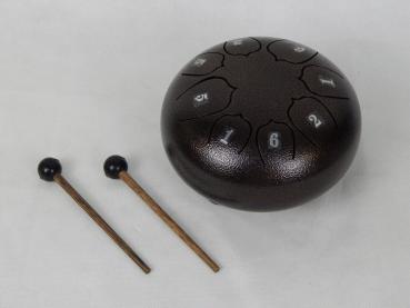 Zungentrommel 8 Noten in D-Dur 6 Zoll Steel Tongue Drum Ätherische Trommel