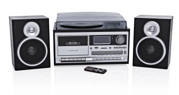 Kompaktanlage mit DAB+ Stereoanlage CD Plattenspieler Radio MP3 USB SD AUX