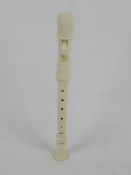 Cascha EH 3908 Sopranblockflöte Flötenlilli Blockflöte Barock C Stimmung in Weiß