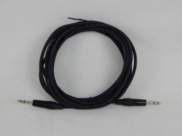 Professionelles Klinkenkabel 6 m Stereo 6,3 mm Klinkenstecker Mikrofonkabel