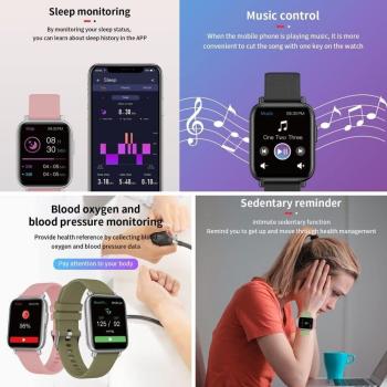 Motivo Smartwatches Smartwatch Für Männer Und Frauen, Fitness Tracker Pulsmesser
