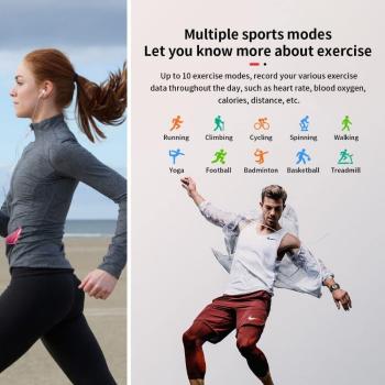 Motivo Smartwatches Smartwatch Für Männer Und Frauen, Fitness Tracker Pulsmesser