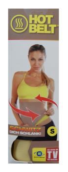 Hot Belt (Größe=S) Schwitz dich Schlank Schlankmacher Bauchweggurt Abnehmen