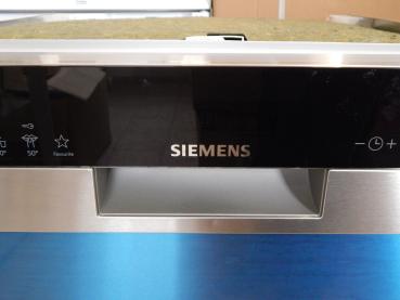 SIEMENS Unterbaugeschirrspüler iQ500, SN45ZS07CE, 14 Maßgedecke in Silber