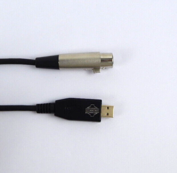 Sontronics USB Mikrofonkabel Adapterkabel, USB-Stecker auf XLR-Buchse 3m