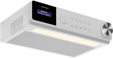 Grundig DKR 1000 BT DAB + Küchenradio mit Bluetooth und DAB + Empfang Weiß
