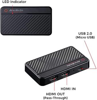 AVerMedia Live Gamer MINI GC311, 1080p60 Full-HD-Passthrough, USB 2.0 Encoder