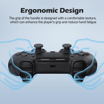 CHEREEKI Controller für PS4, Bluetooth-Controller mit 2 Programmierbaren Tasten