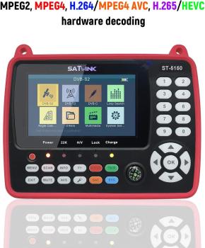 Satfinder Messgerät ST-5150 DVB-S2 / T2 / C COMBO HD Satelliten-TV-Signalfinder