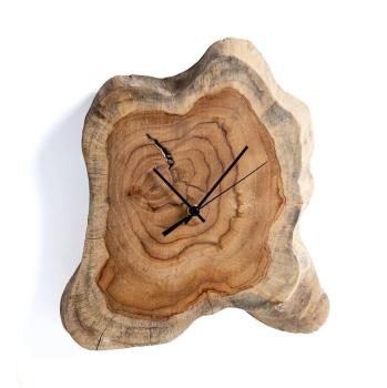 Wanduhr Teakholz Wohnzimmer Wanduhr Ø 30cm Dekouhr Küchenuhr Holz Uhr Holzuhr
