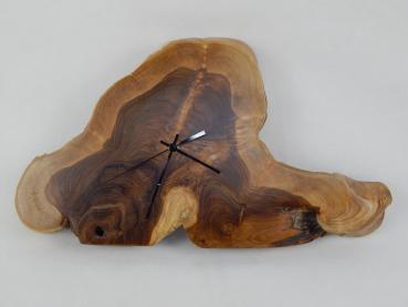 Wanduhr Teakholz Wohnzimmer Wanduhr Ø 30cm Dekouhr Küchenuhr Holz Uhr Holzuhr