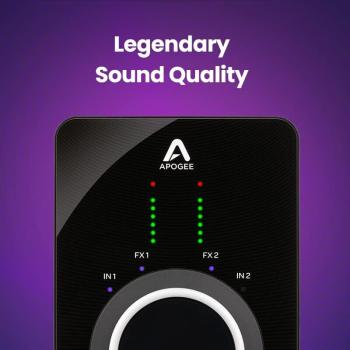 Apogee DUET 3 Konverter und Vorverstärker (2x4 USB-C Desktop Audiointerface)