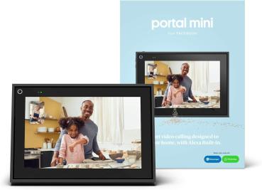 Facebook Portal Mini Black 8" HD Display