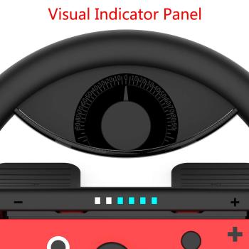 COODIO Switch Lenkrad und Griff, Switch Rennlenkrad, Joy-Con Griff Hülle Schwarz