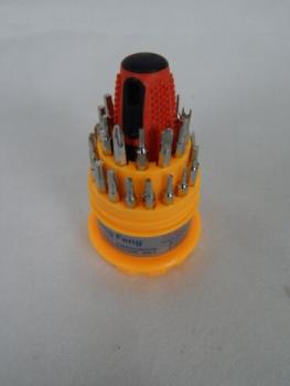 Bit Satz Mini Set Uhrmacher Torx Feinmechanik Werkzeug Schraubenzieher 31 tlg.