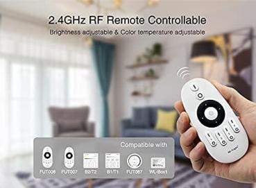 2.4G Funk LED Controller FUT035S CCT/TunableWhite 12-24V 2 Kanal