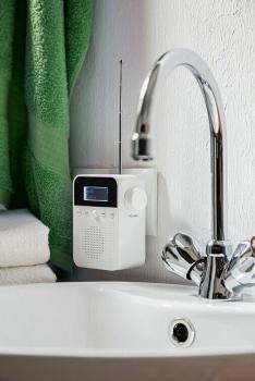DAB+ Steckdosenradio Radio mit Bewegungsmelder Digitalradio Steckdose oder Akku