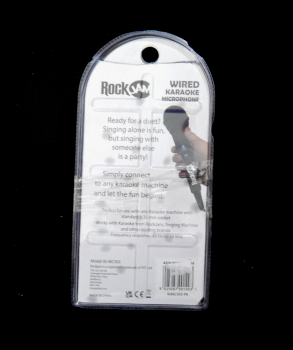 RockJam RJ-MC303 Kabel Karaoke Microphone 3m Kabel Mikrofone in Rosa