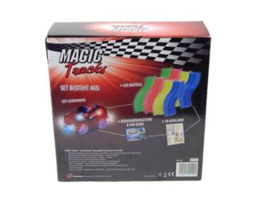 Magic Tracks Starter Set | Autorennbahn für Kinder ab 3 J. | Rennbahn leuchtend